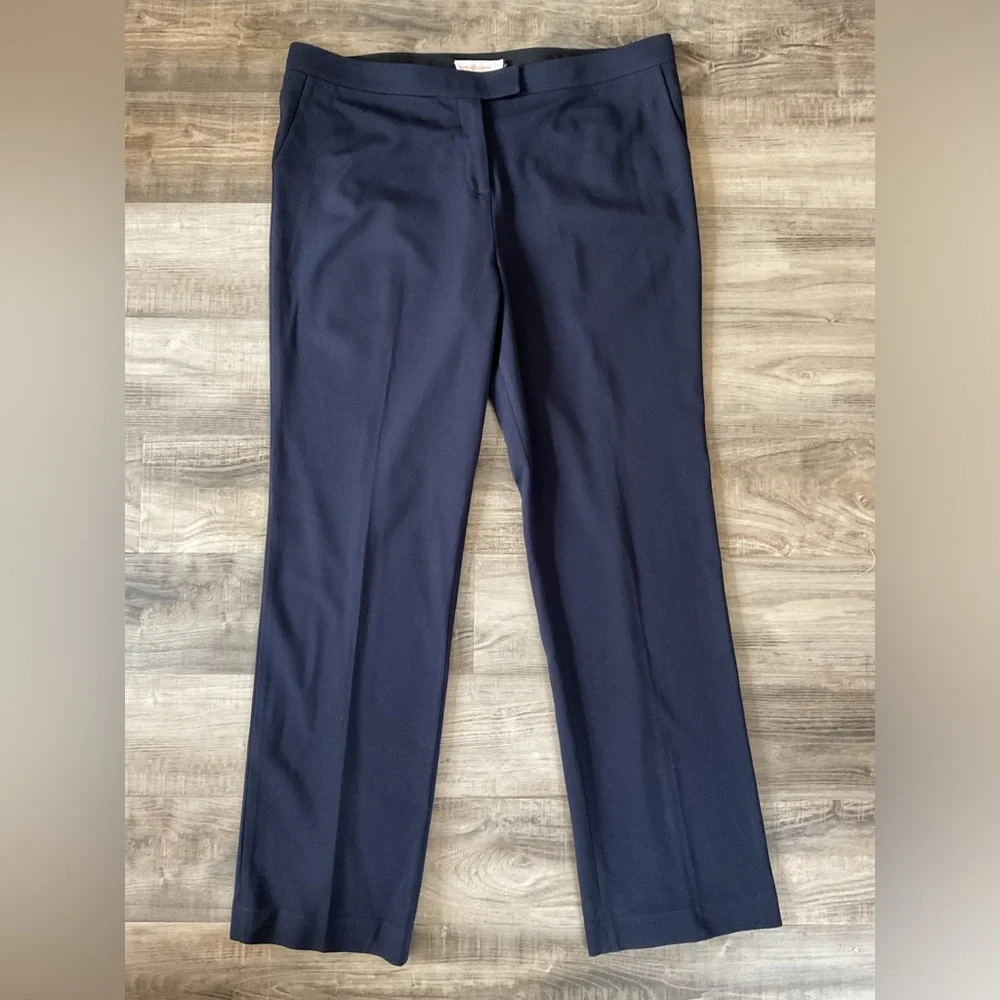 Tory Burch Navy Blue Tailored Dress Pants XL